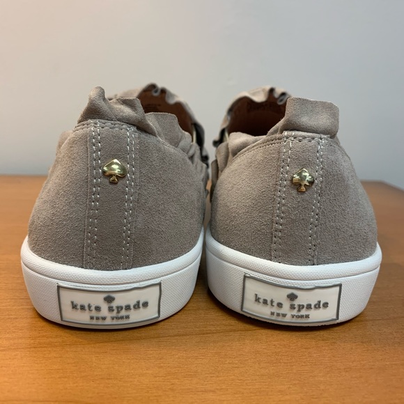 ♠️Kate Spade Lilly suede light gray slip-ons♠️ - Picture 3 of 7